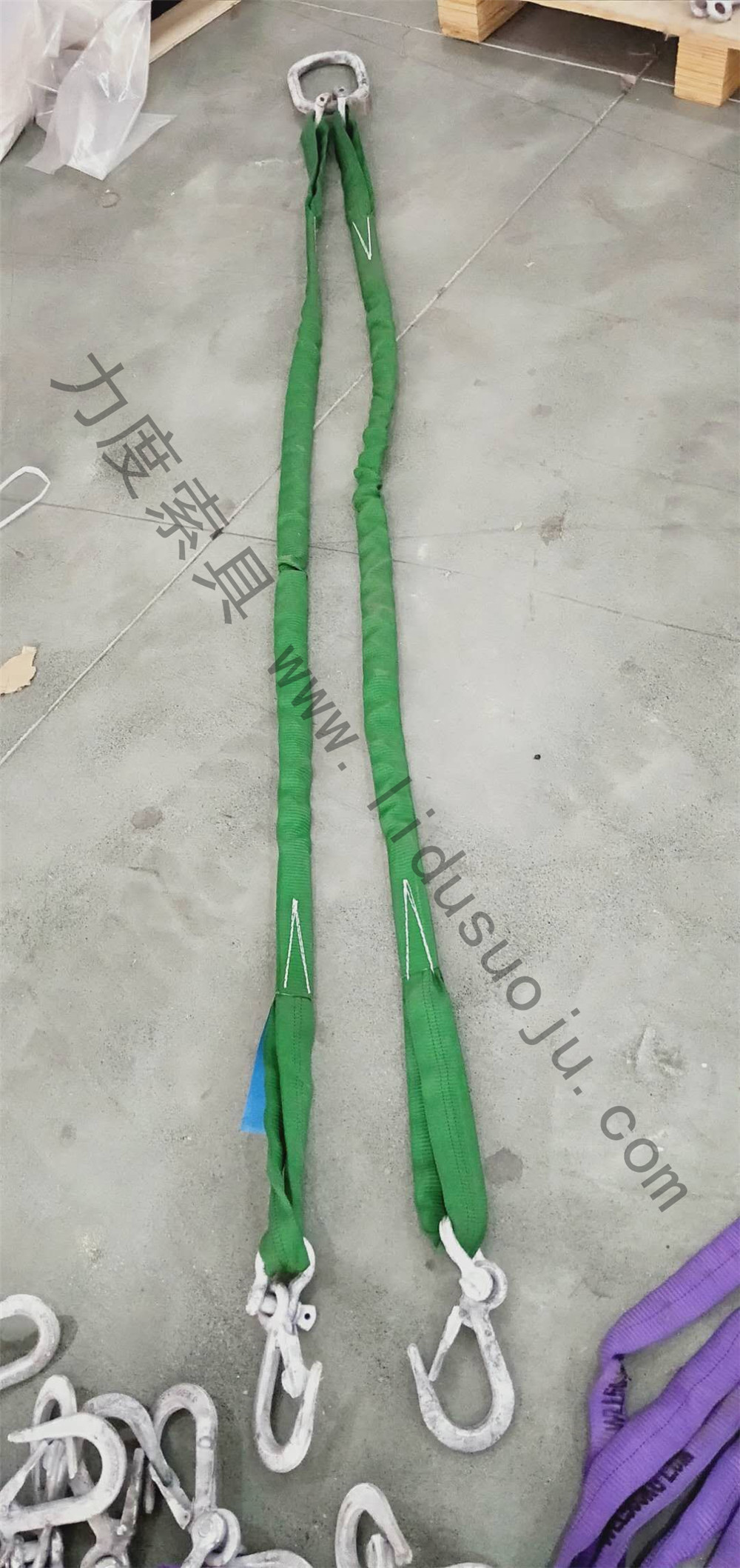 吊带成套索具，合成纤维吊装带，玻璃吊带，双扣扁平吊带